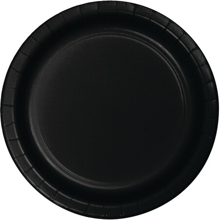 Touch Of Color Black Banquet Plates, 10", 240PK 50134B